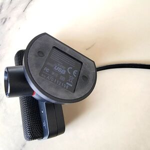 Sleek Black USB Webcam